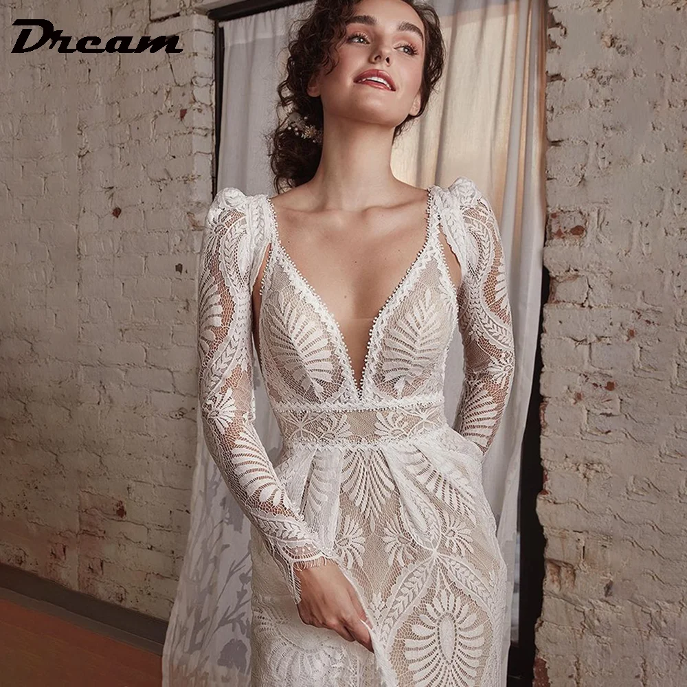 Dream кружевное свадебное платье