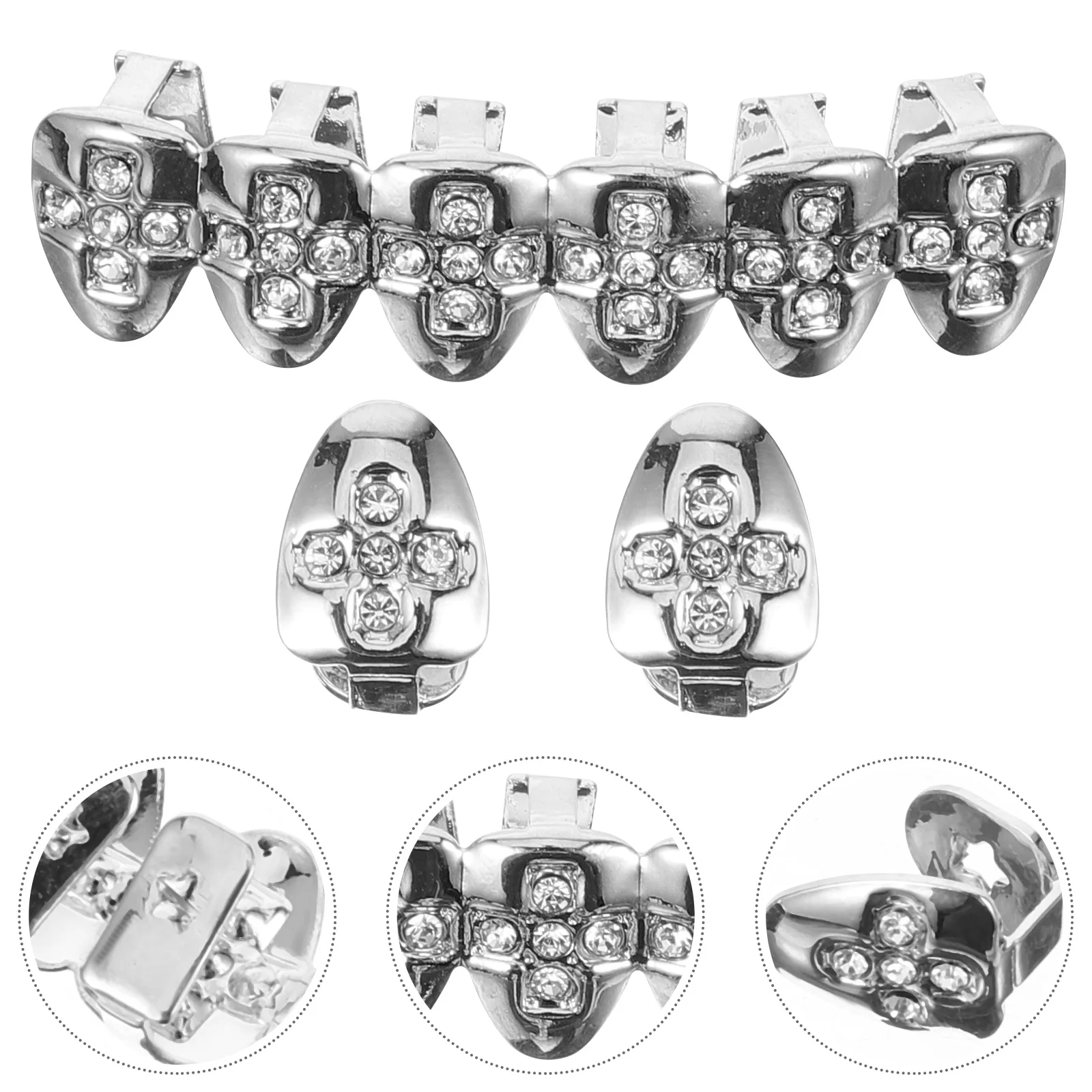 1 комплект, металлические грили для зубов в стиле хип-хоп - Фотография_6