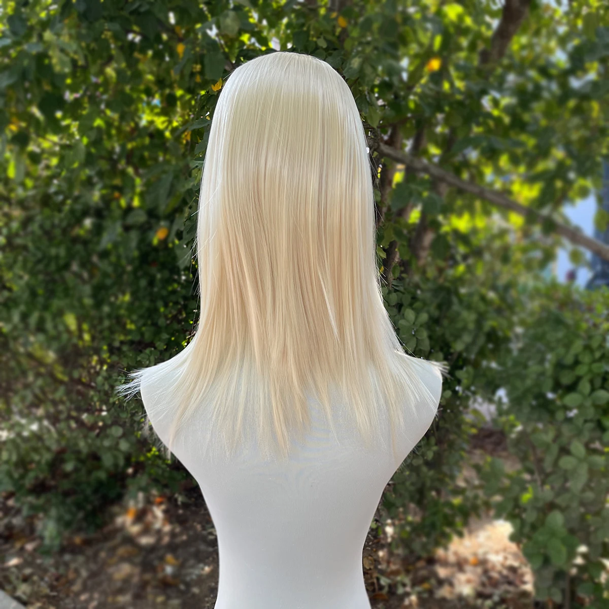 Светло-русые синтетические парики спереди до плеч для женщин 13x4 - Фотография_2