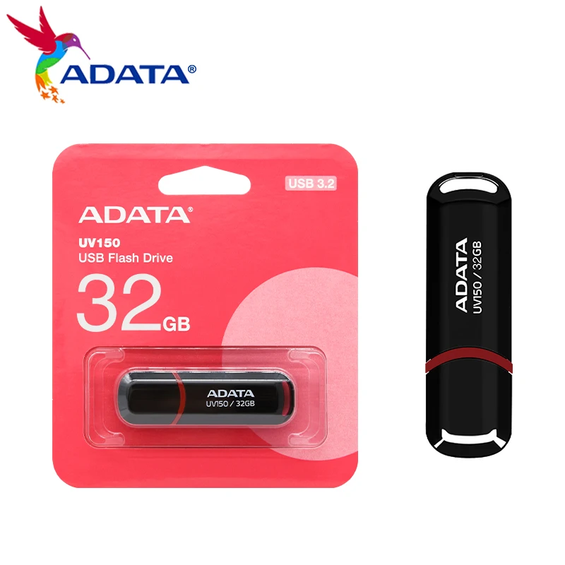 100% оригинальный adata uv150 usb-флешка 32 гб 64 гб 128 гб 256 гб usb 3 - Фотография_5