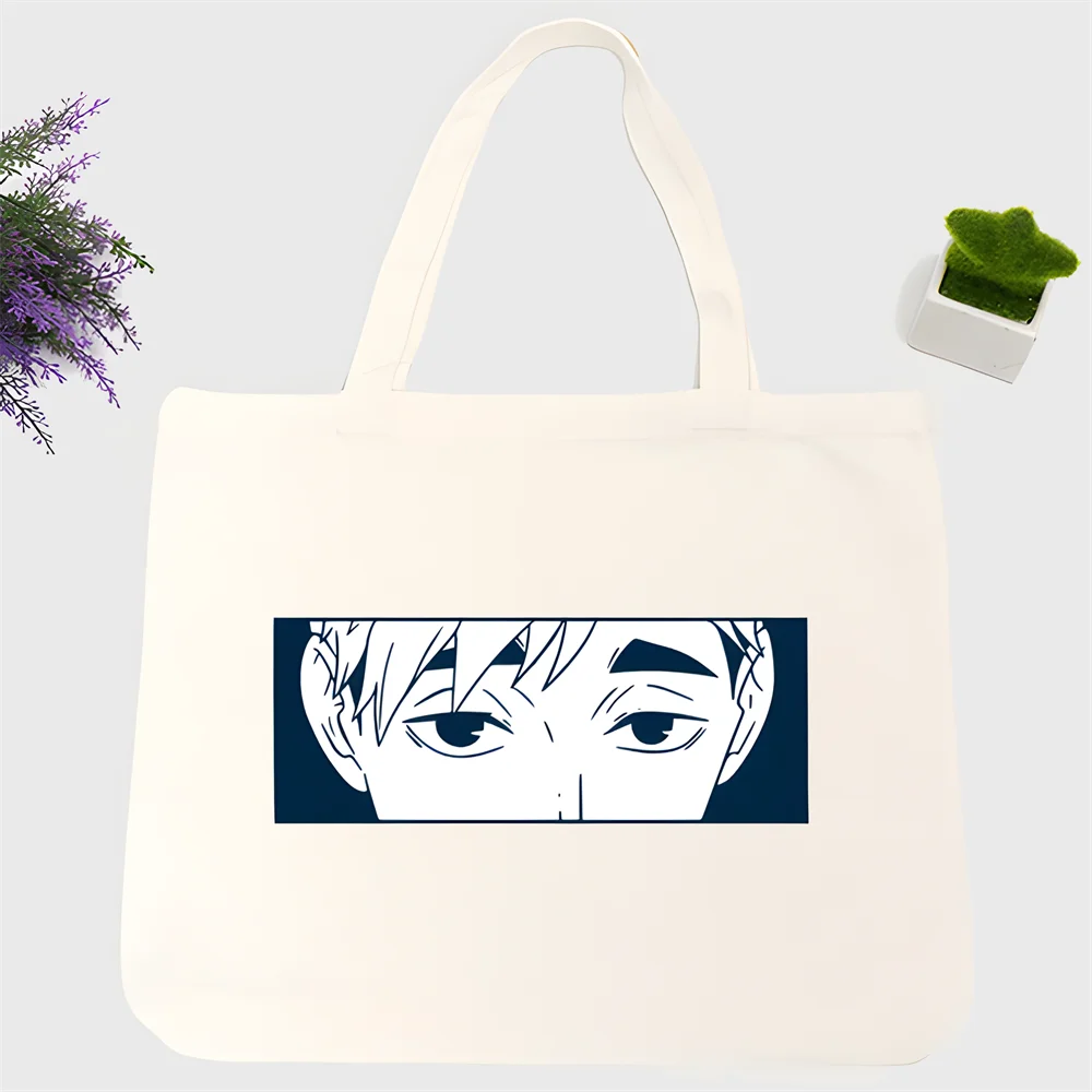 Холщовые сумки-тоуты haikyuu для дам - Фотография_5