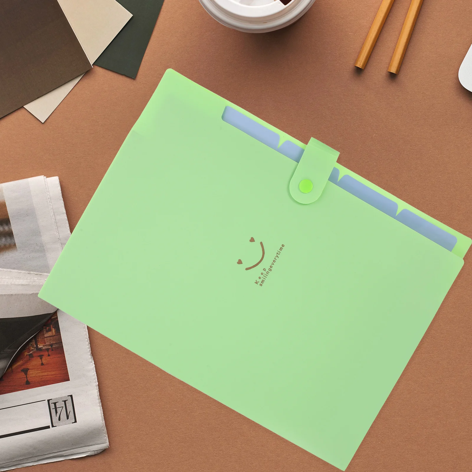 Пластиковая папка с 5 карманами - Фотография_2