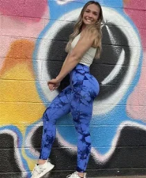 Цветные спортивные леггинсы - Фотография_4