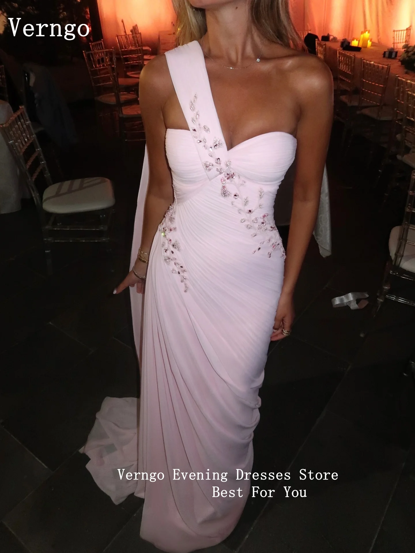 Verngo розовые блестящие бисерные - Фотография_5