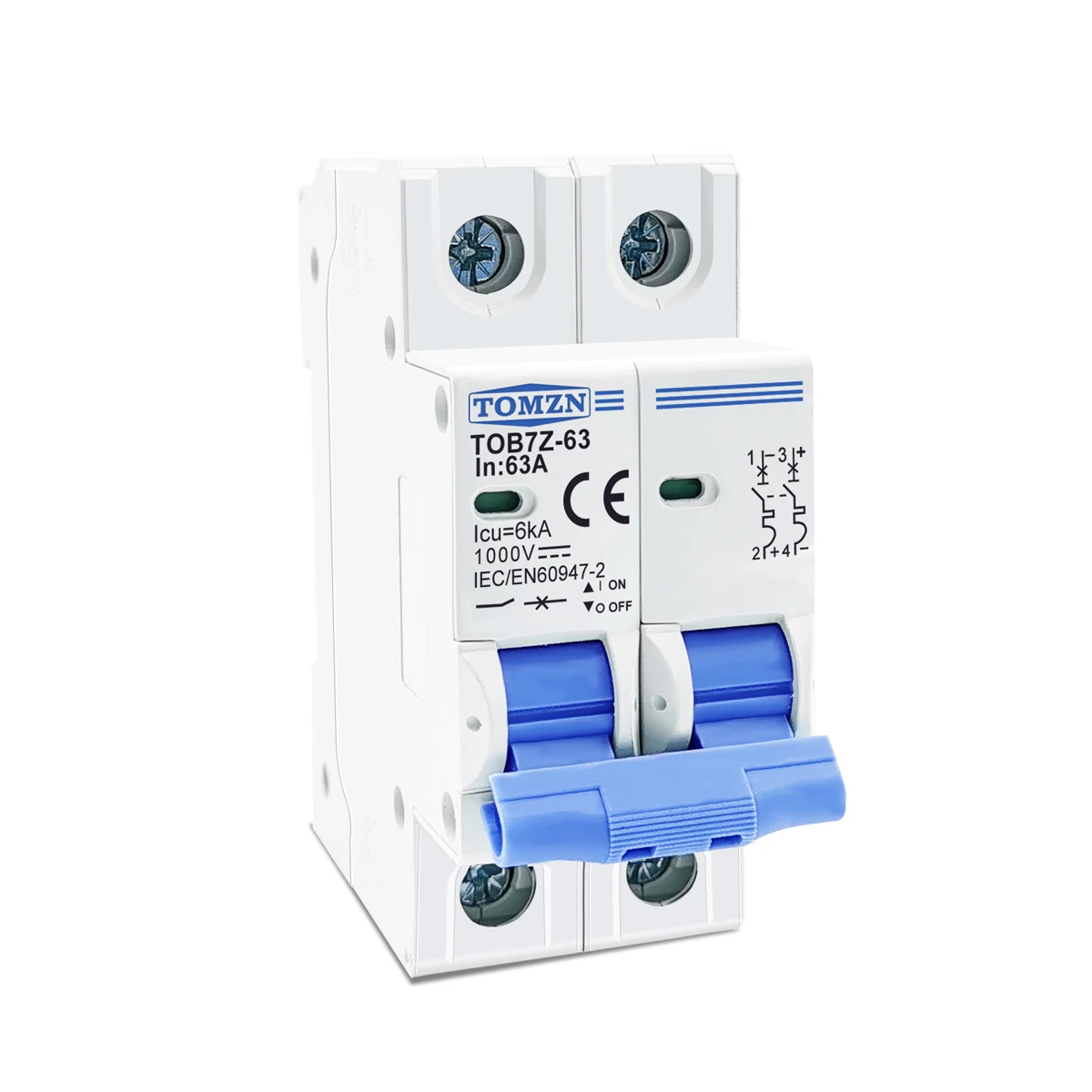 2p dc 1000v солнечный мини-выключатель - Фотография_2