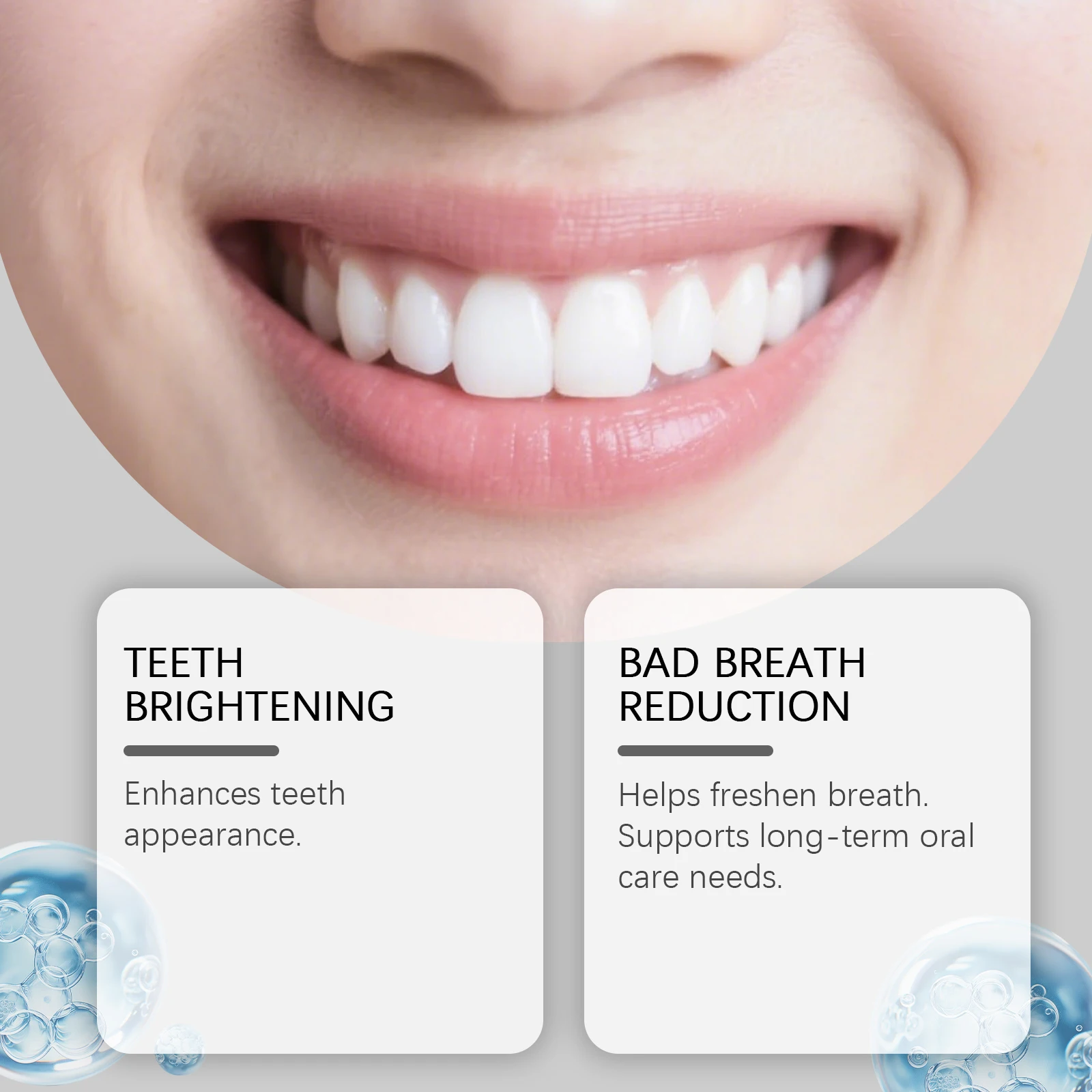 Фиолетовый порошок для отбеливания зубов - нежный уход за зубами - Фотография_4