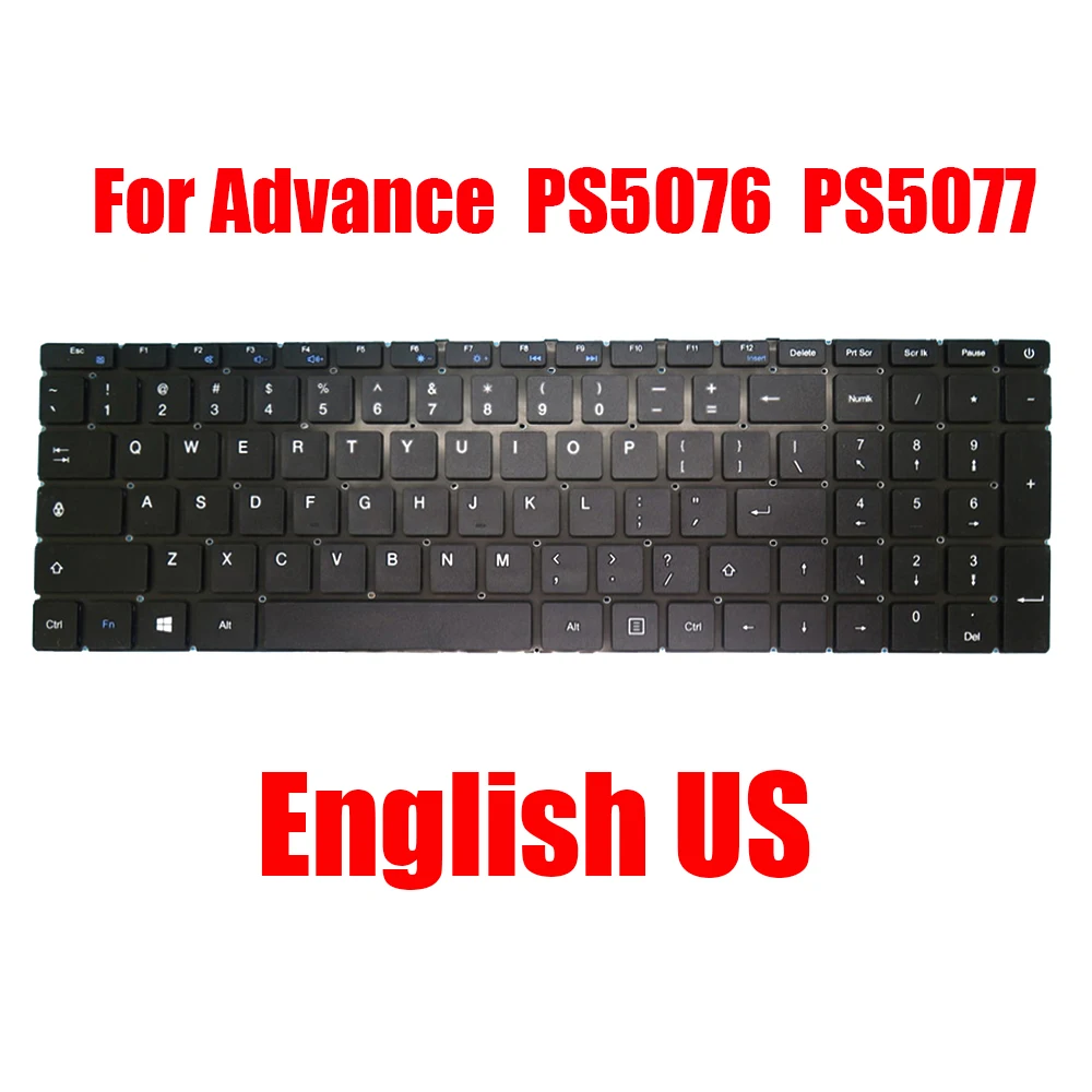 Сменная клавиатура для ноутбука advance ps5076 ps5077