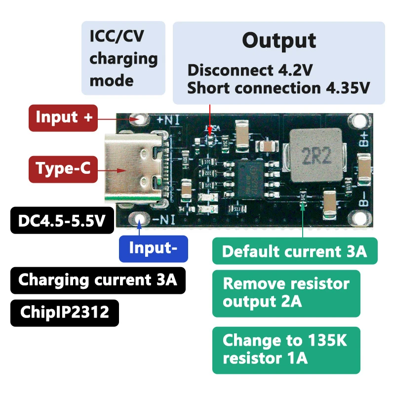 Высоковольтный usb-вход type-c