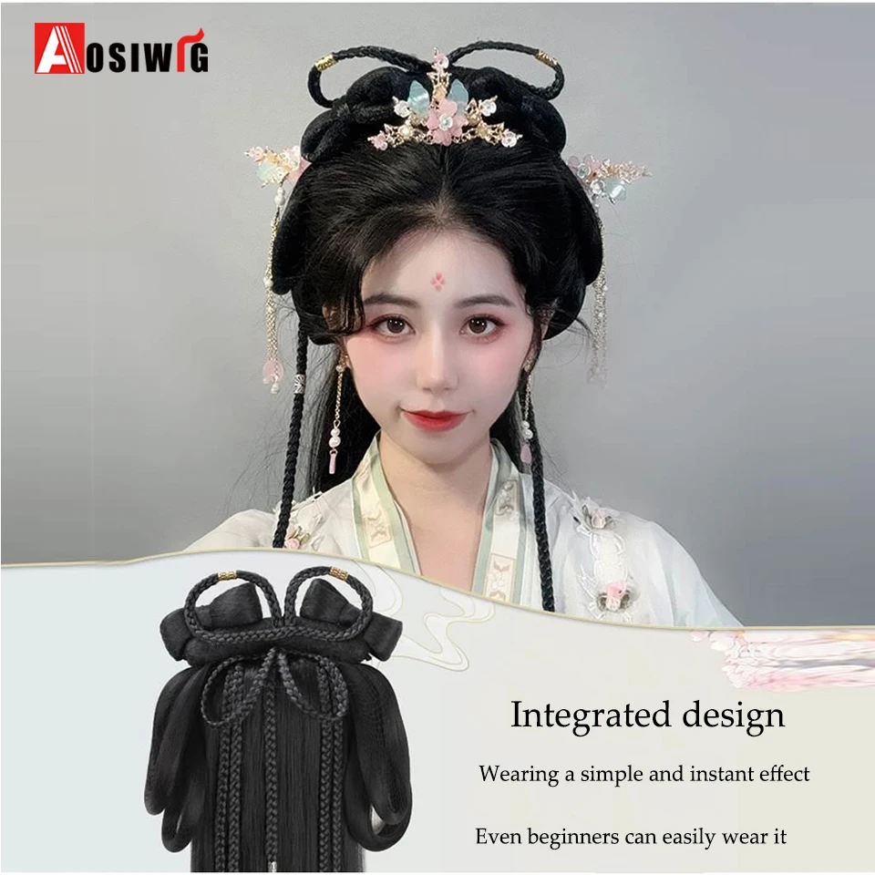 Синтетическая повязка на голову в древнем стиле hanfu - Фотография_2
