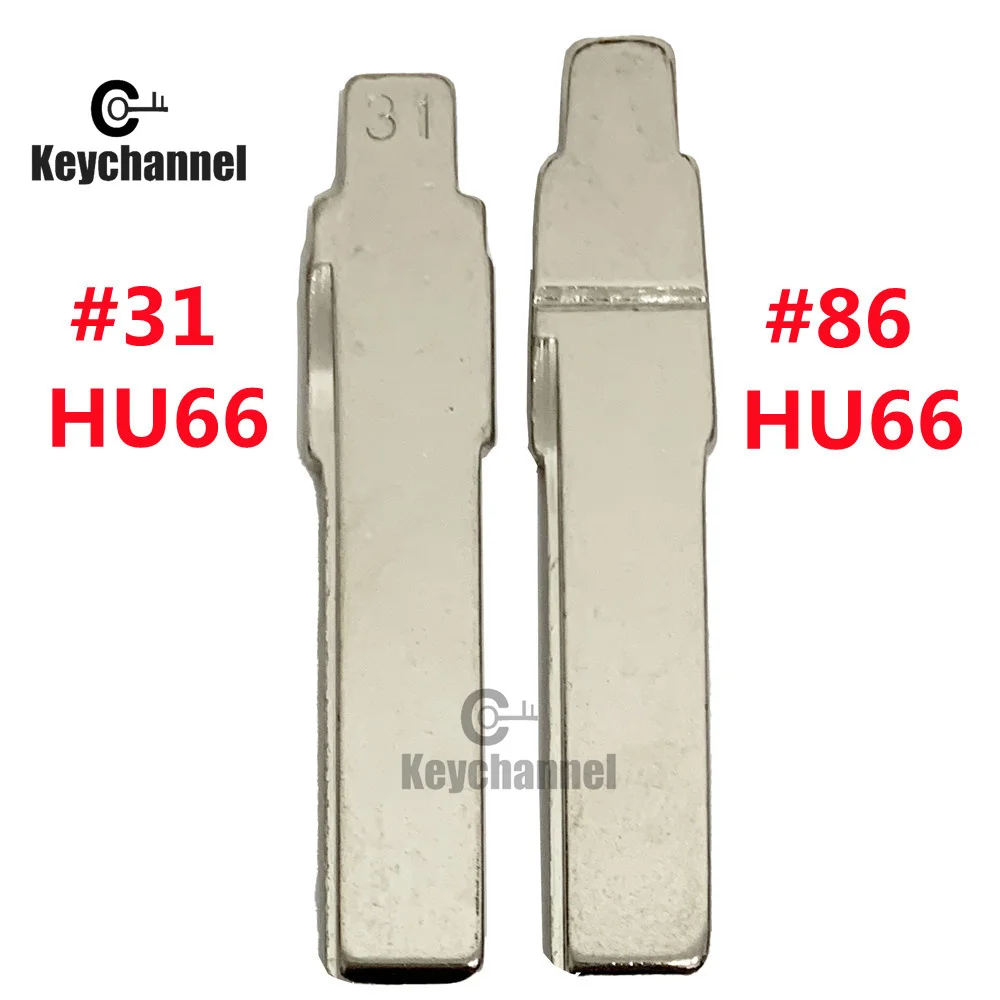 Hu66 лезвие для автомобильного ключа # 31 # 86