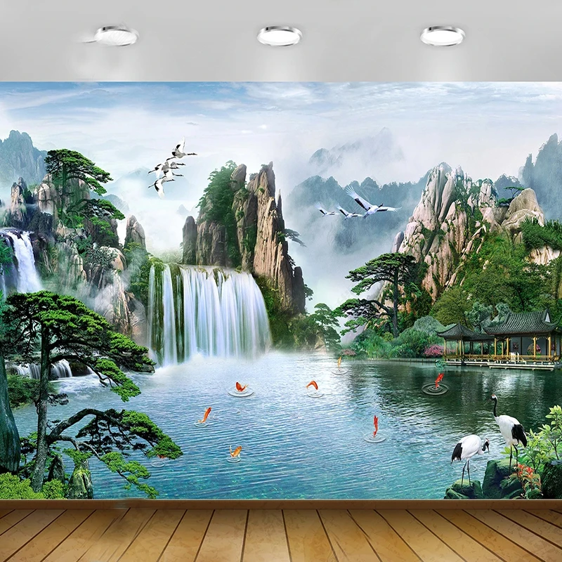 Пользовательские 3d настенные обои - Фотография_2