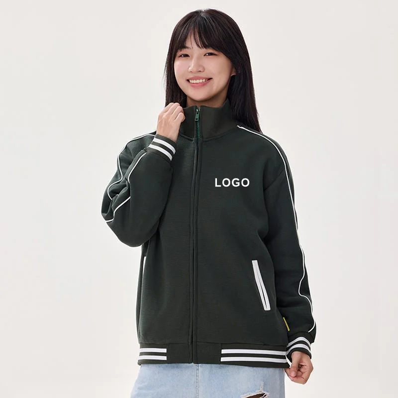 Высококачественная теплая куртка в стиле бейсбола - Фотография_3