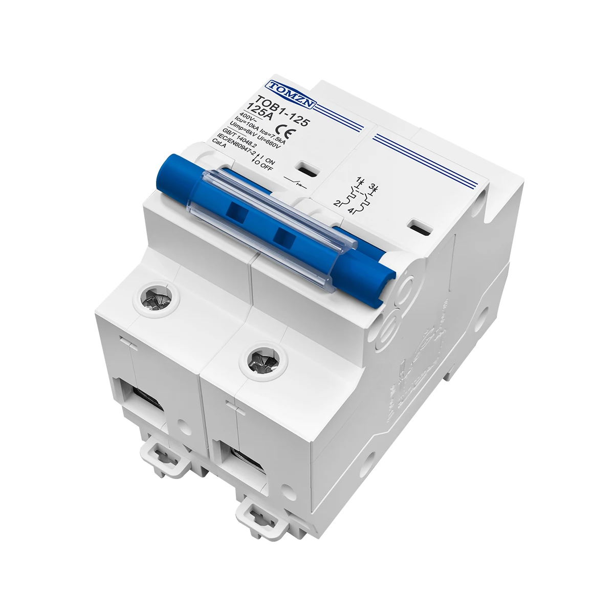 Tob1-125 сильноточный ac mcb 2p - Фотография_3