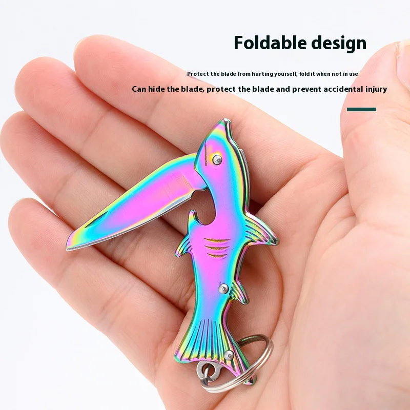 Складной нож creative shark мини-нож - Фотография_2