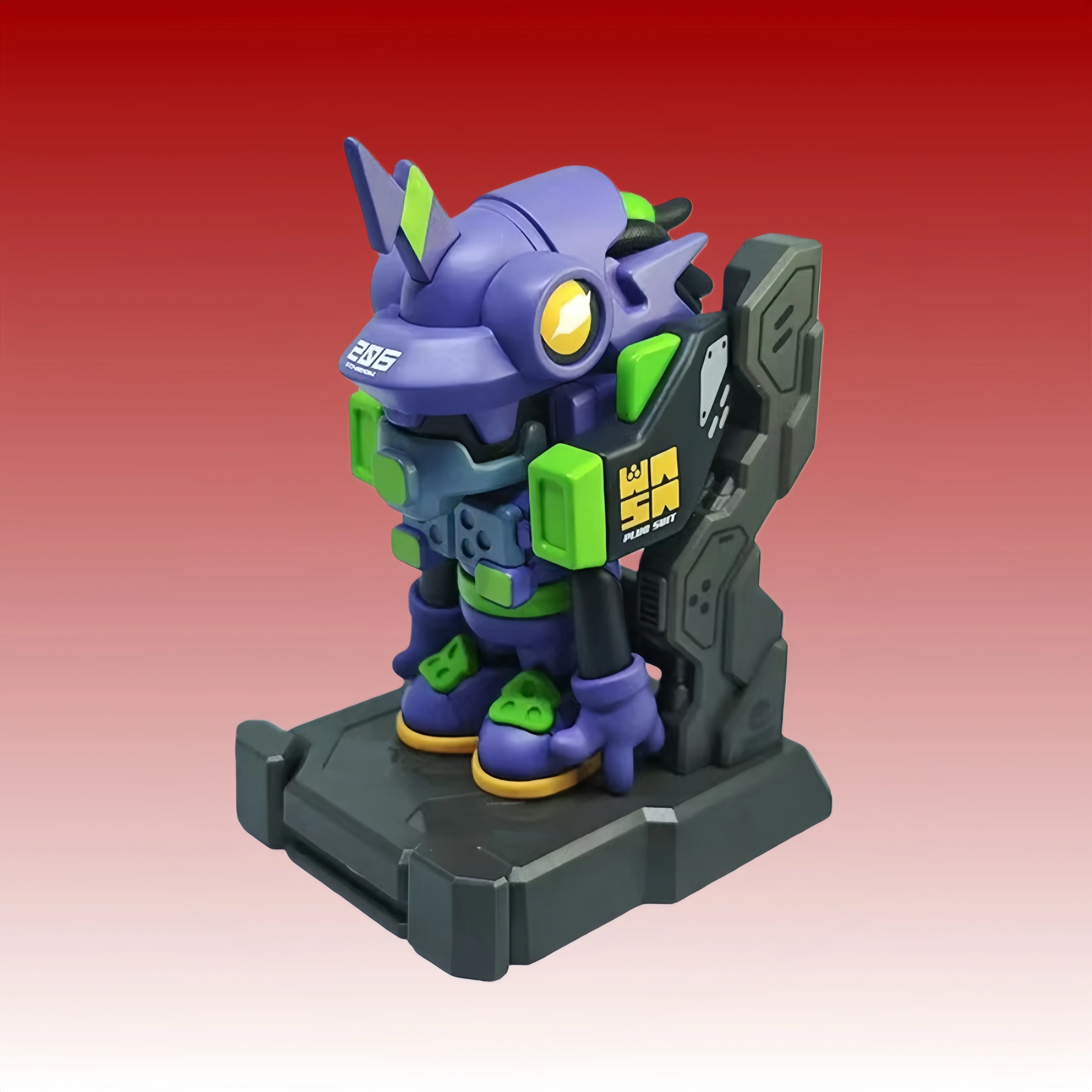 Оригинальная слепая коробка eva206 q-style neon genesis evangelion - Фотография_3