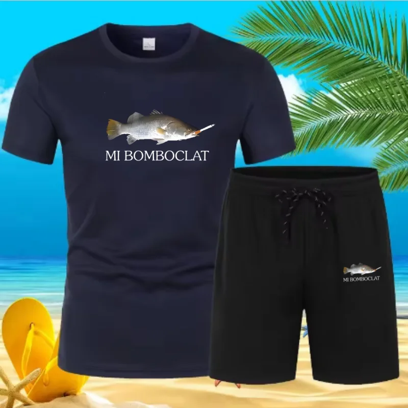 Забавная футболка bomboclat fish meme