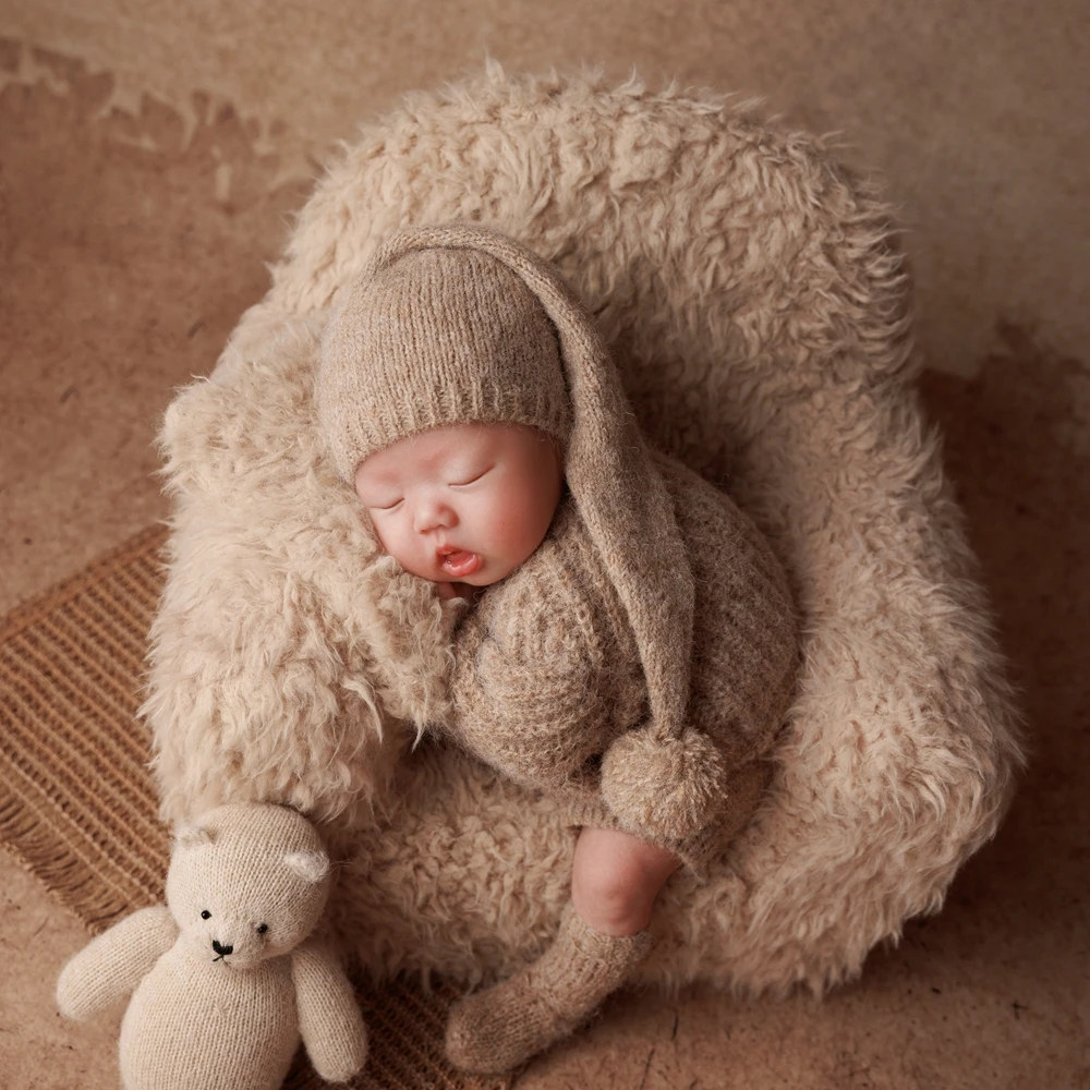 Вязаная одежда для фотосессии новорожденных - Фотография_4