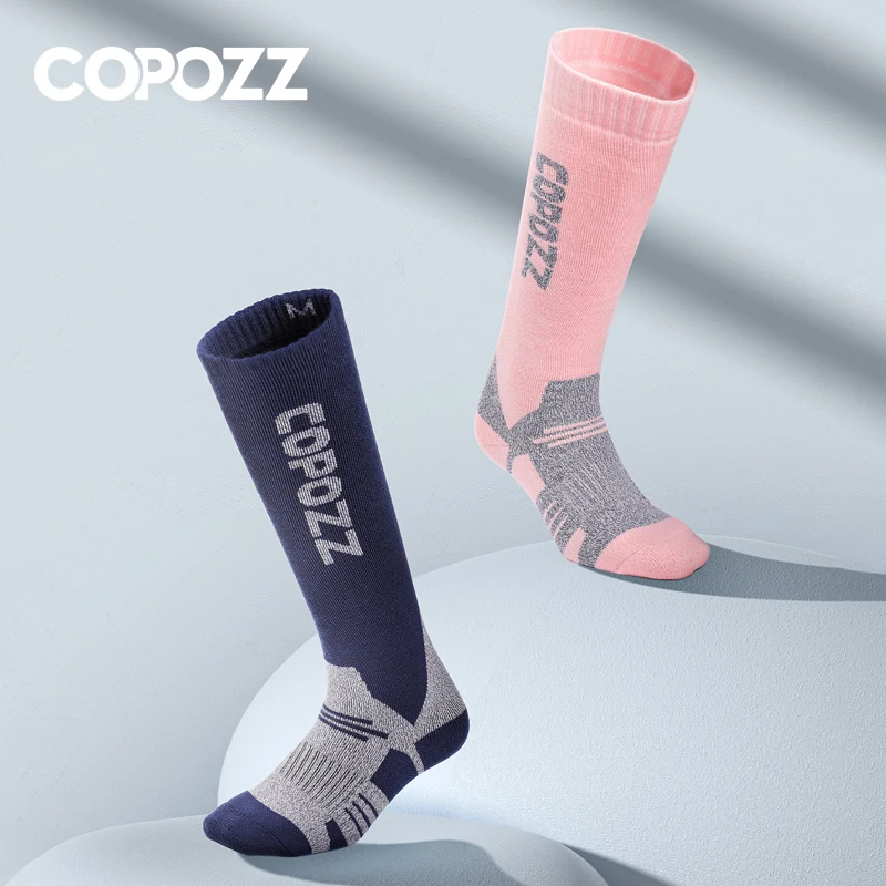 Copozz зимние мужские и женские термолыжные носки