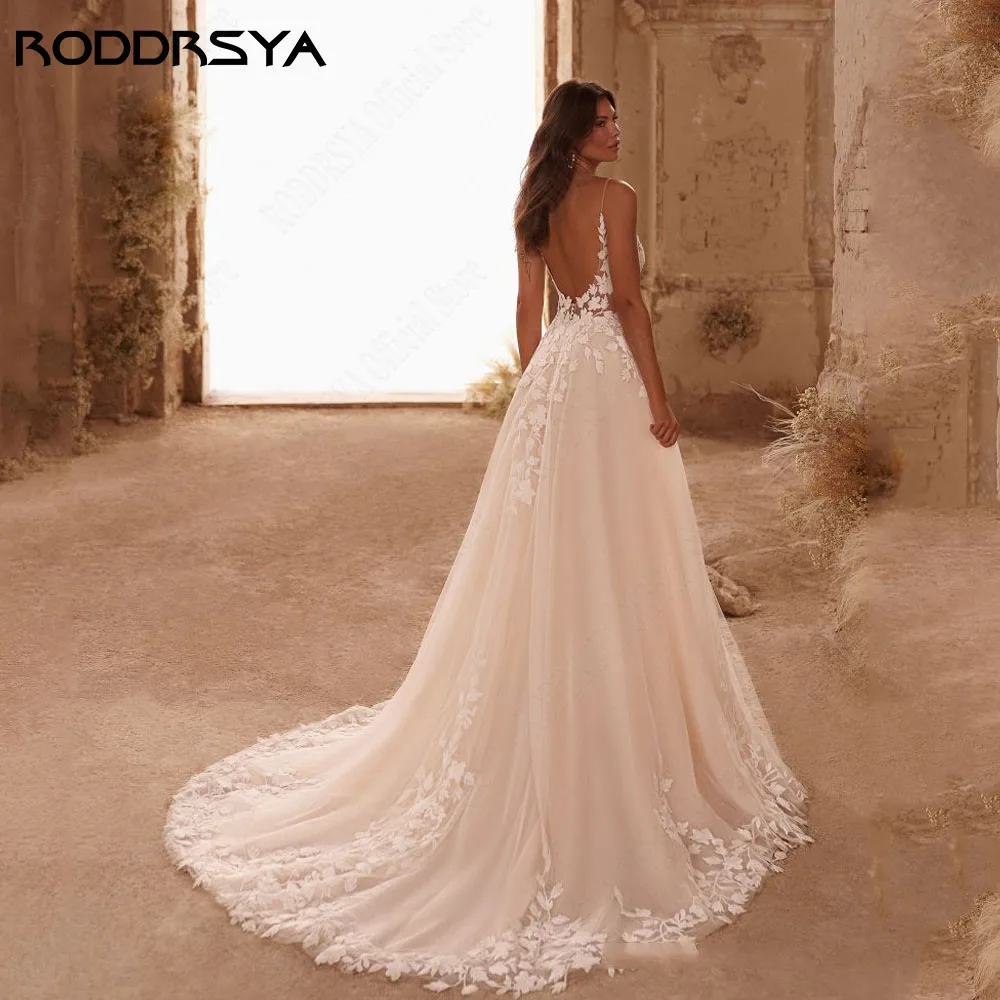 Женское свадебное платье на бретельках roddrsya - Фотография_6