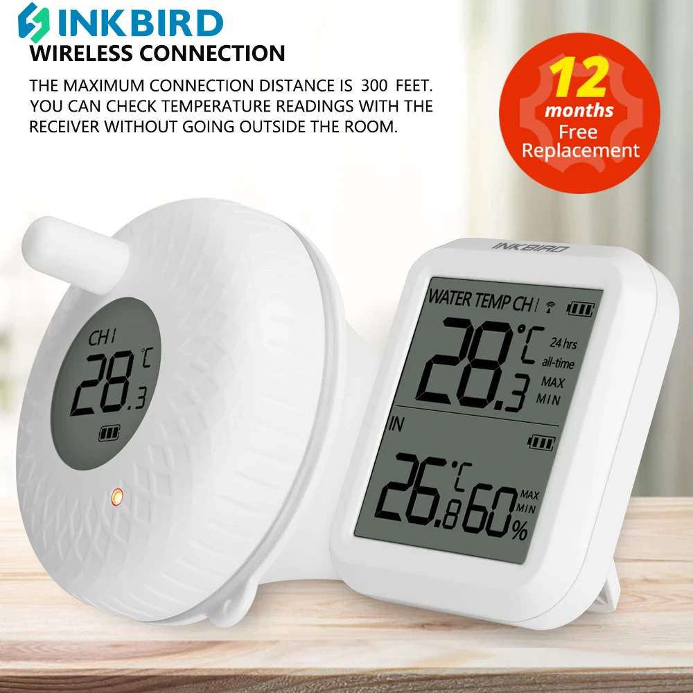 Беспроводной термометр inkbird ibs-p01r для бассейна