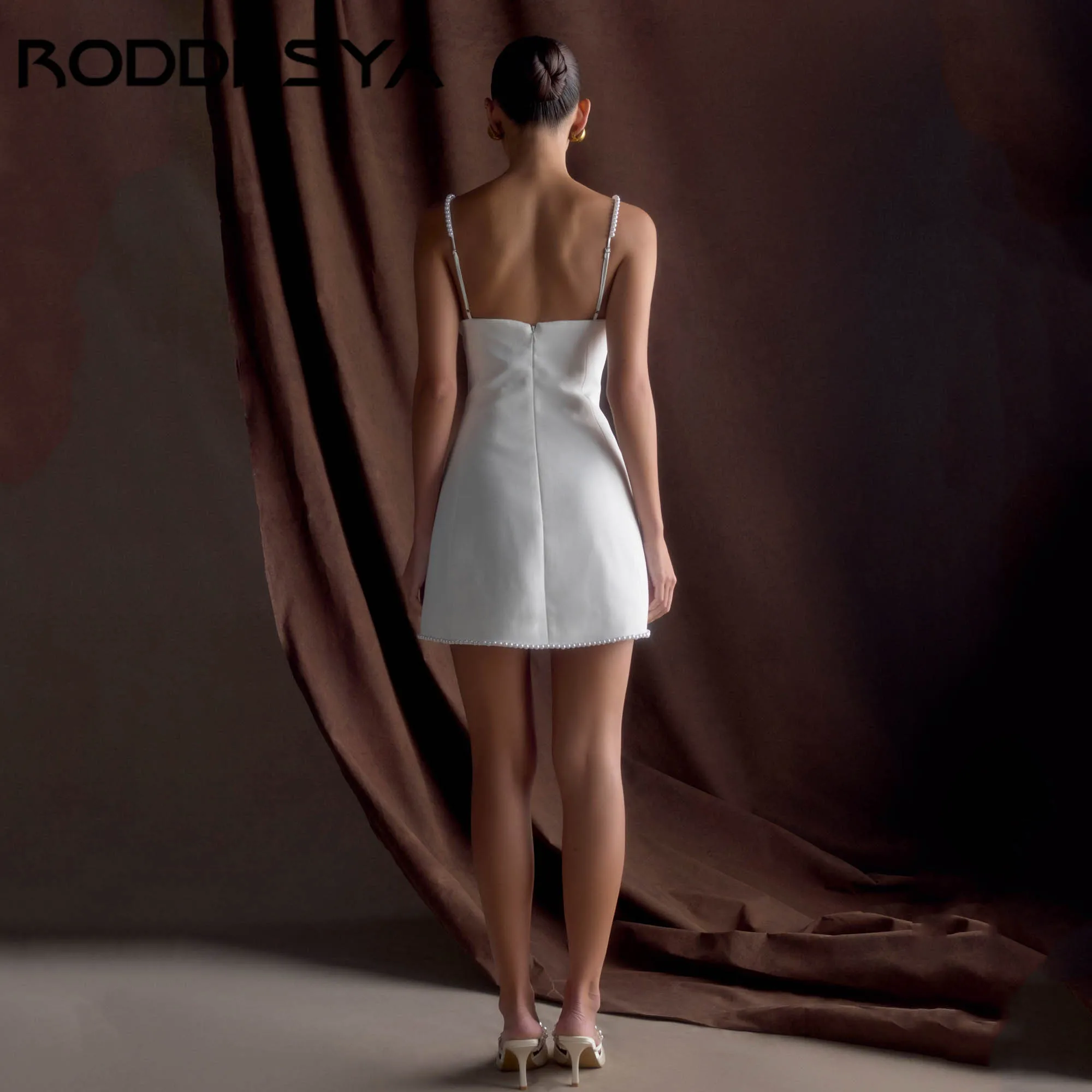 Roddrsya мини-жемчужное свадебное платье - Фотография_2