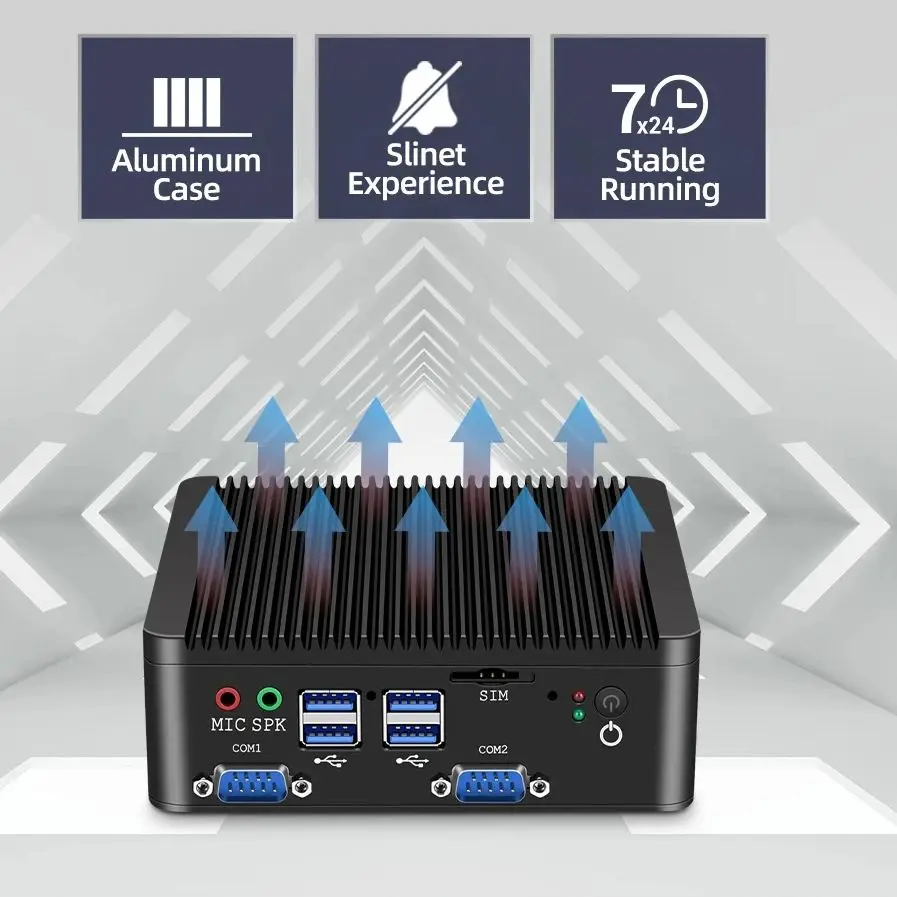 Мини-пк intel pentium j5005 barebone