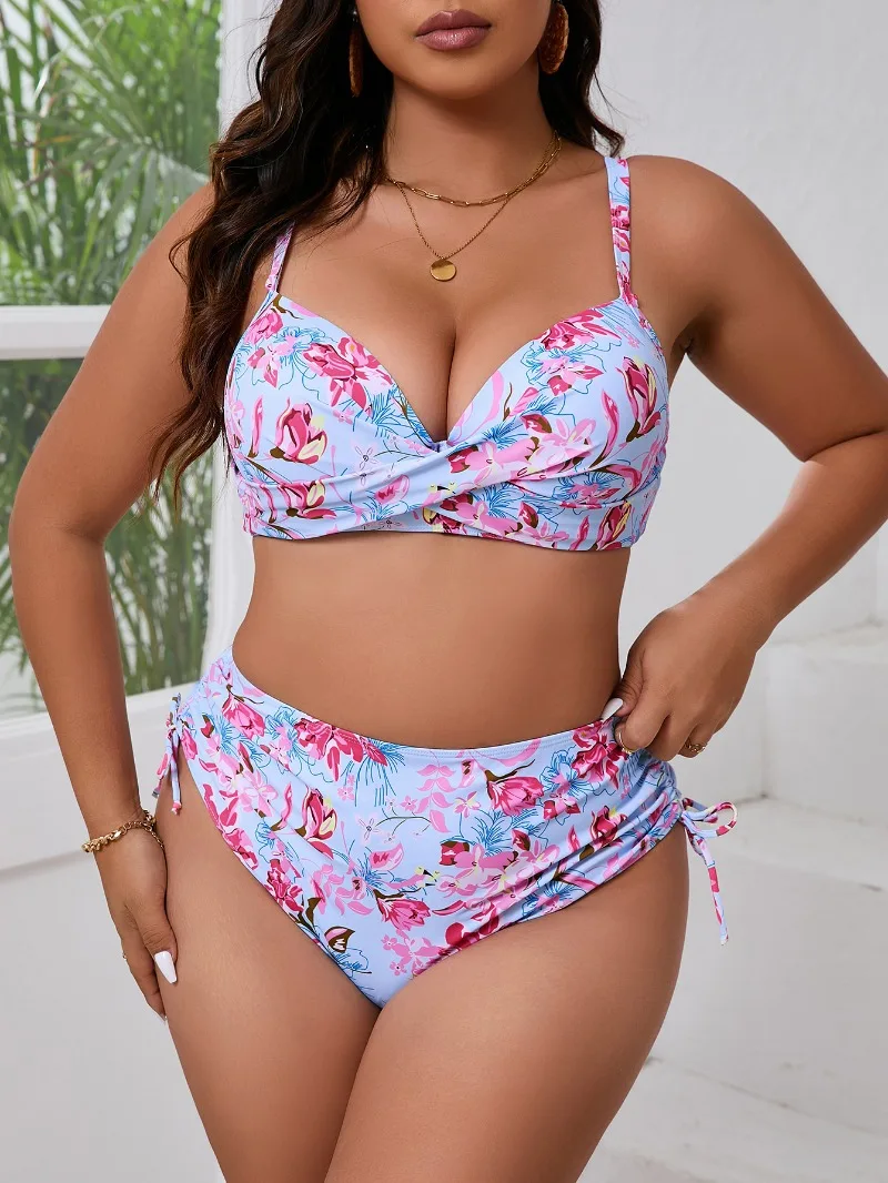 Танкини с принтом 2025 0xl-5xl - Фотография_4