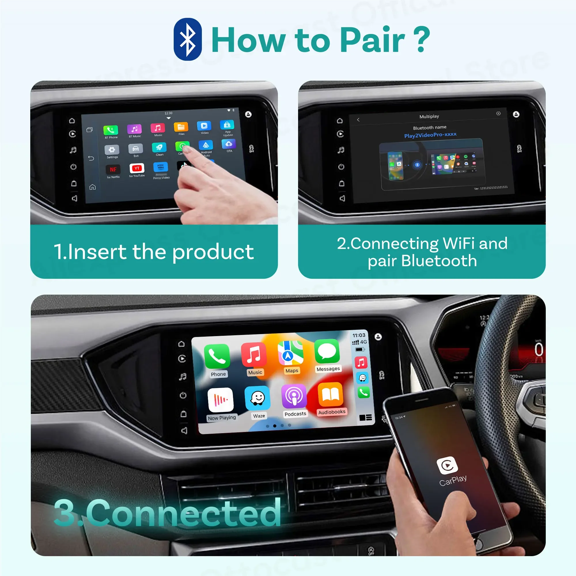 Ottocast play2video ai box для youtube netflix - Фотография_5
