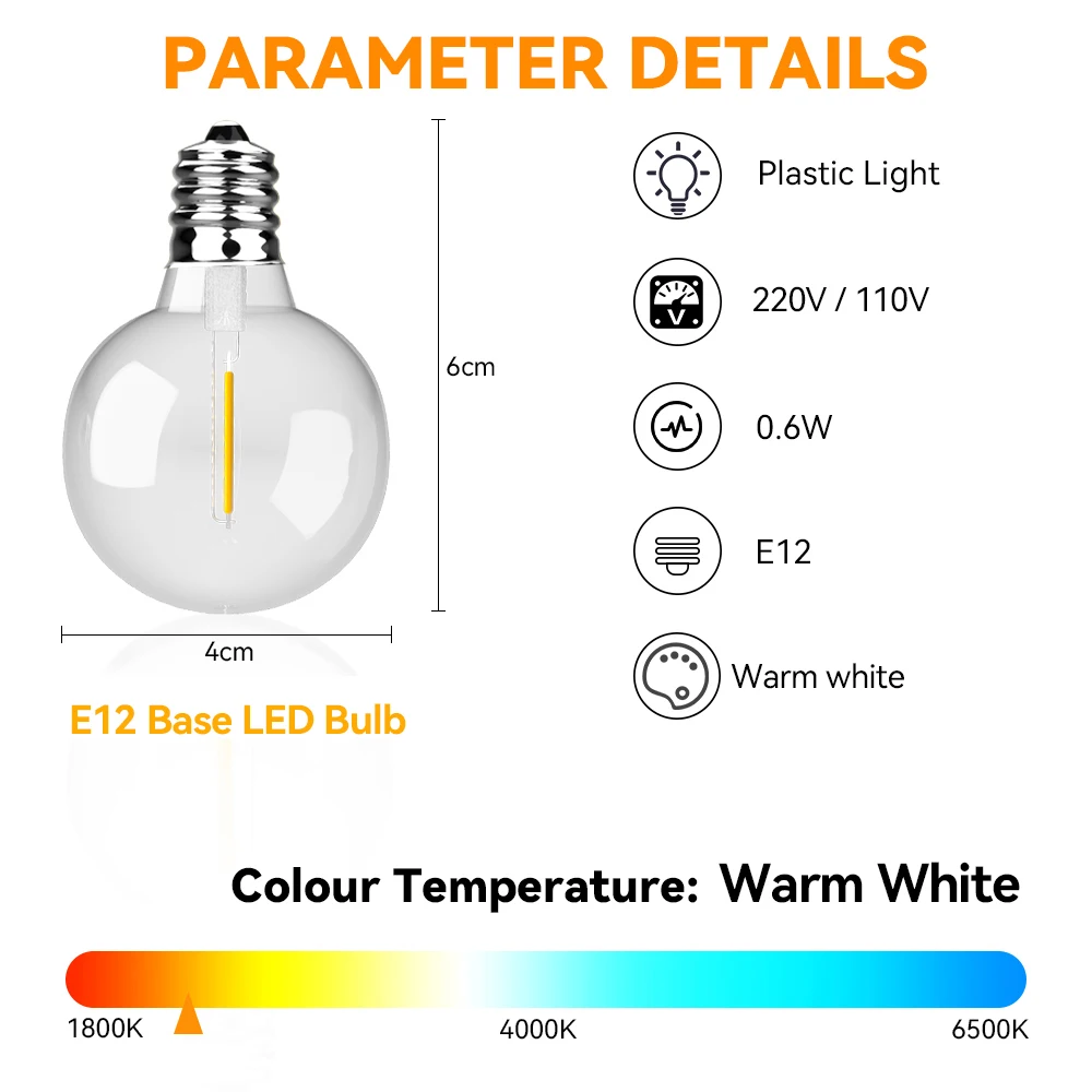 15 м 30 м g40 светодиодная гирлянда - Фотография_5