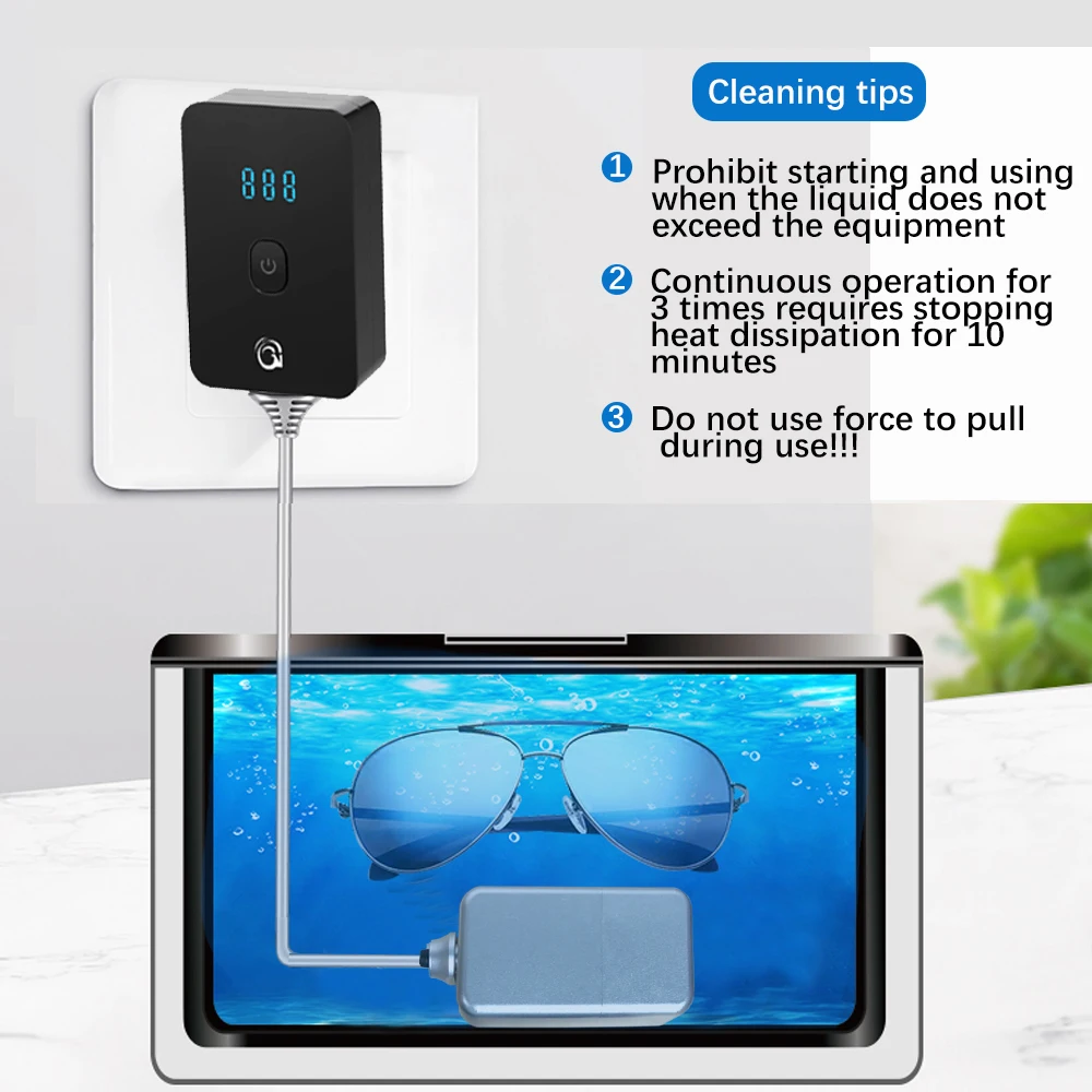 Портативный ультразвуковой очиститель - Фотография_3