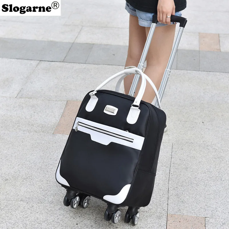 Модный женский чемодан на колесиках - Фотография_4