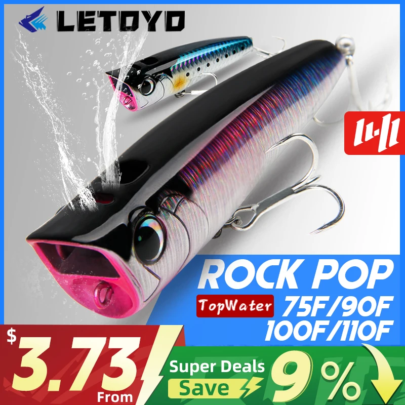Letoyo topwater popper 8