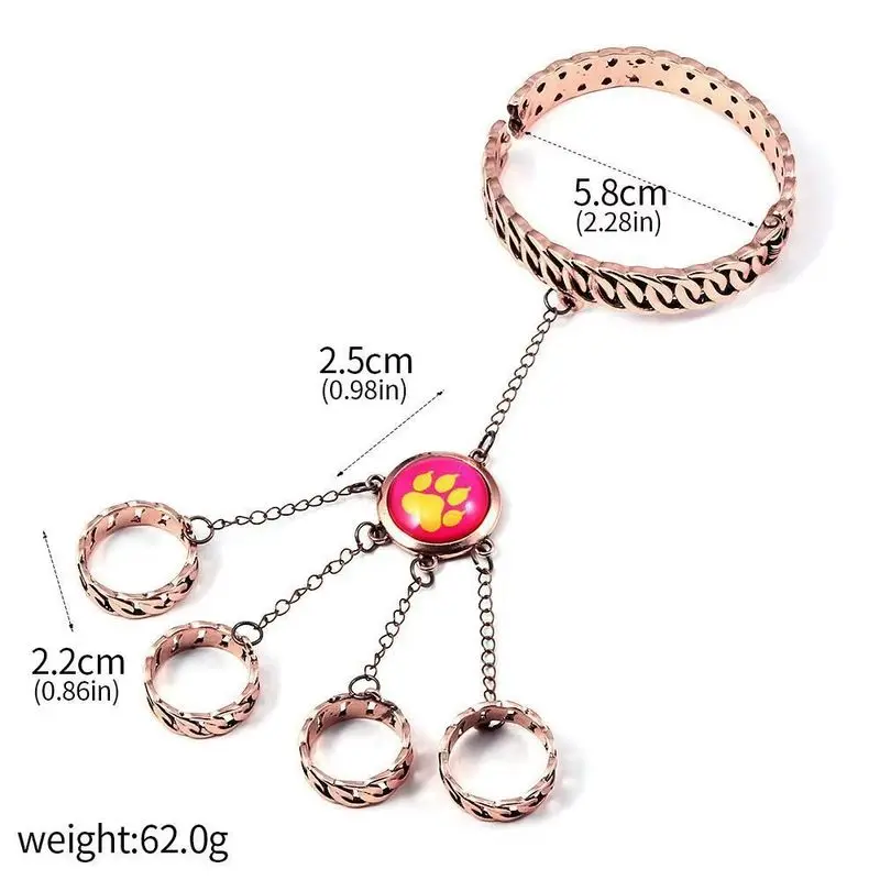 Новое популярное кольцо в стиле аниме «кот нуар» для девочек - Фотография_4