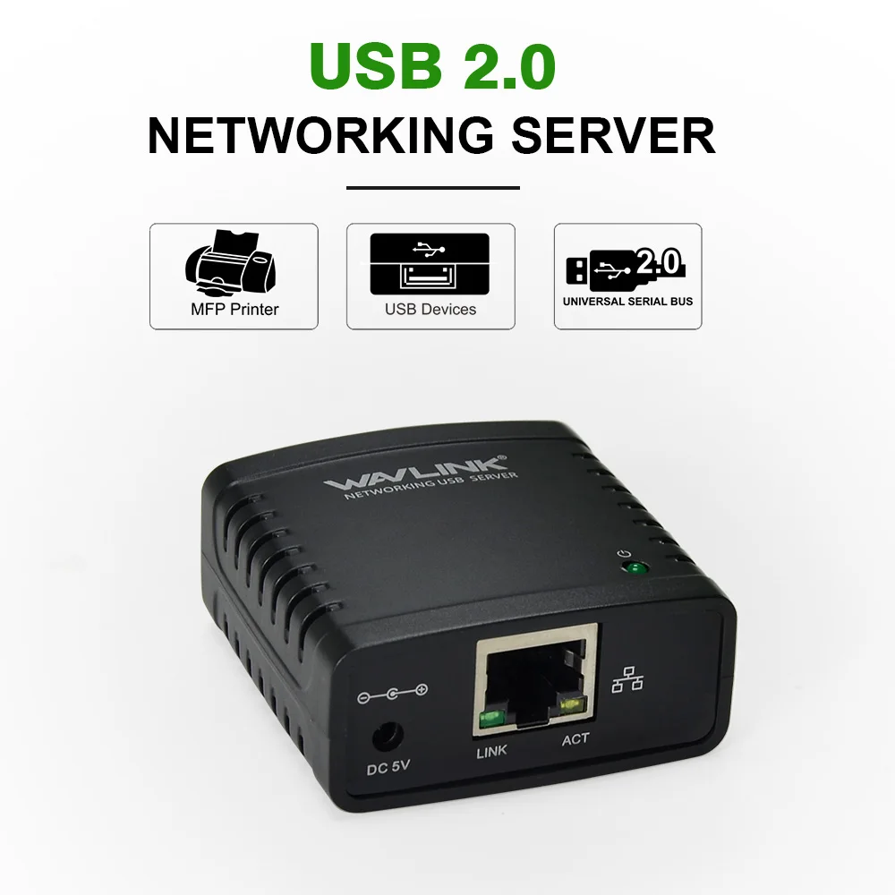 Сервер печати wavlink usb 2 - Фотография_2