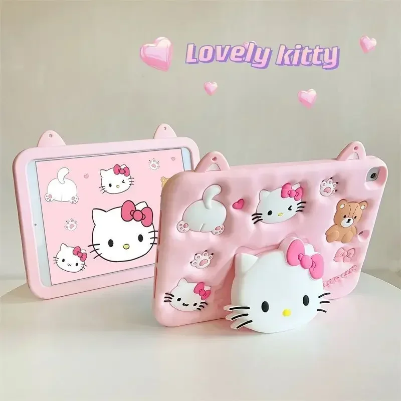 Детский чехол-подставка hello kitty для samsung galaxy tab a9 8