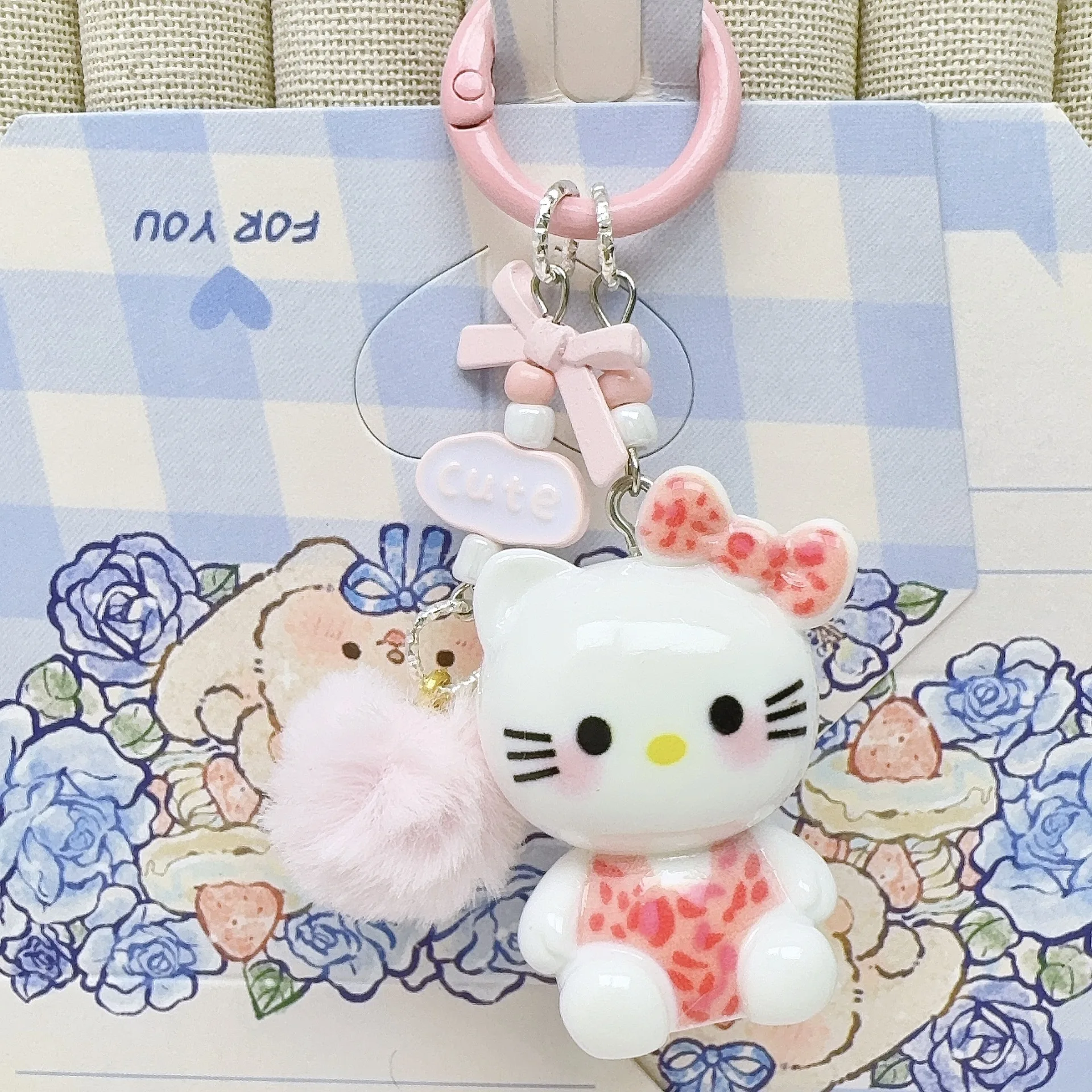 Новый sanrio charmmy kitty брелок - Фотография_2