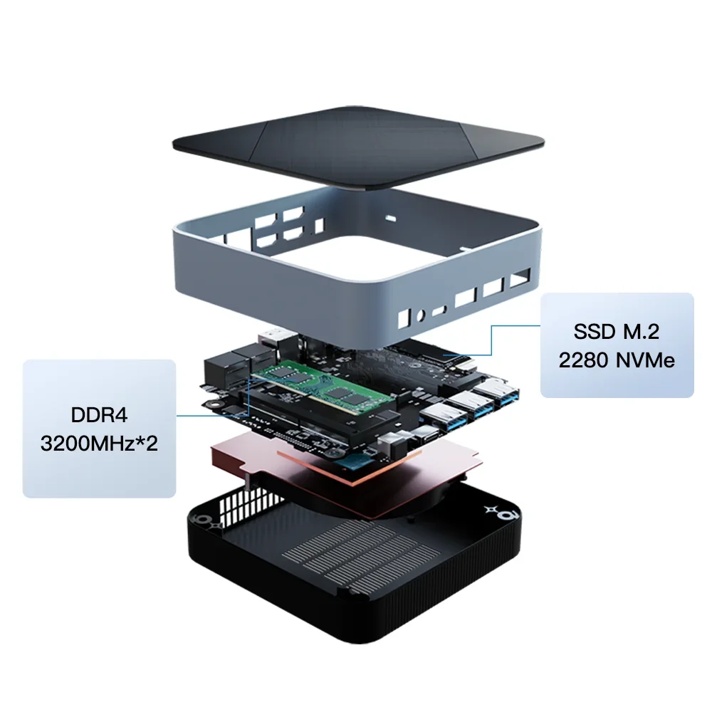 Мини-компьютер игровой intel core - Фотография_4
