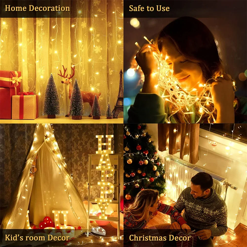 80led fairy light string светодиодные - Фотография_5