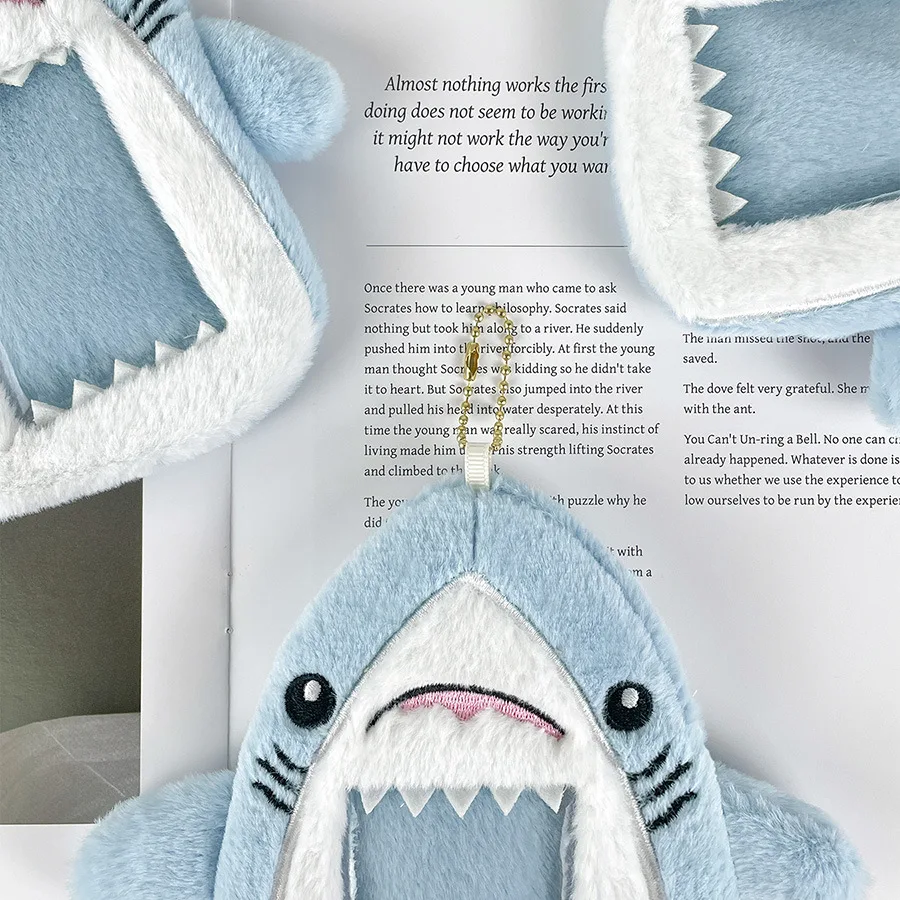 Плюшевый держатель для карт blue sharks - Фотография_4