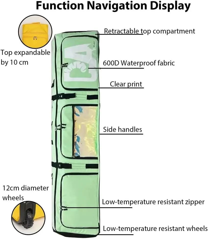 Водонепроницаемая сумка для сноуборда - Фотография_6