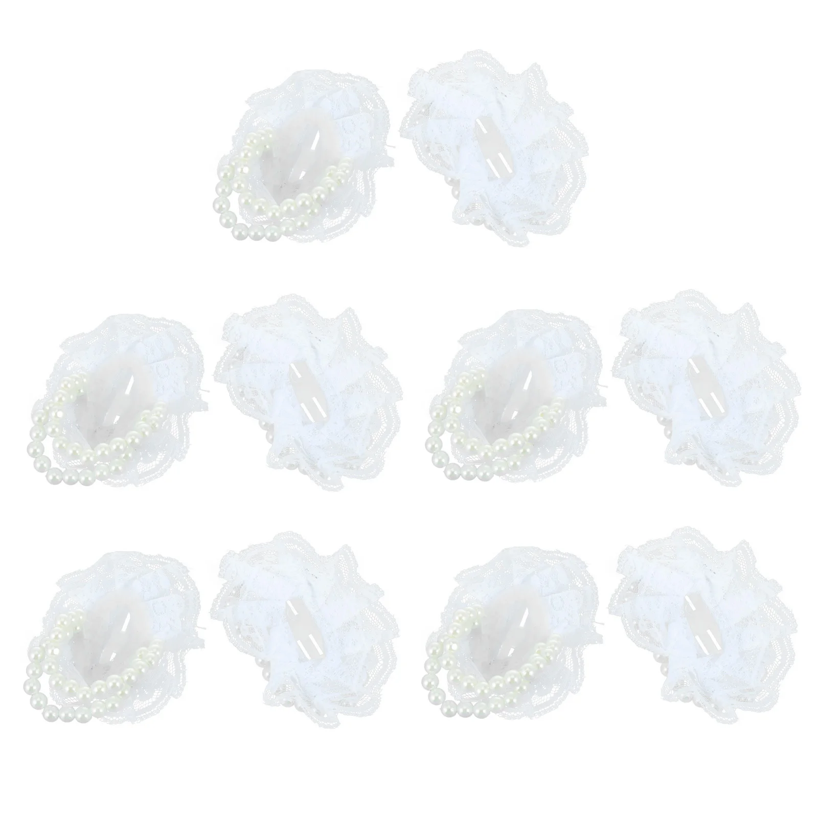 Жемчужные наручные цветы для подружки невесты - Фотография_5