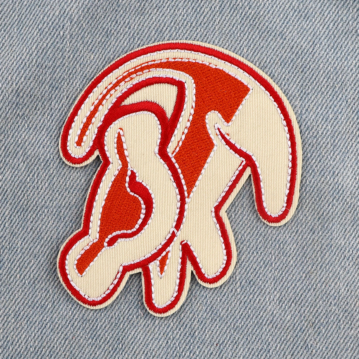 Мультяшная нашивка с вышивкой «дикий кабан» - Фотография_6