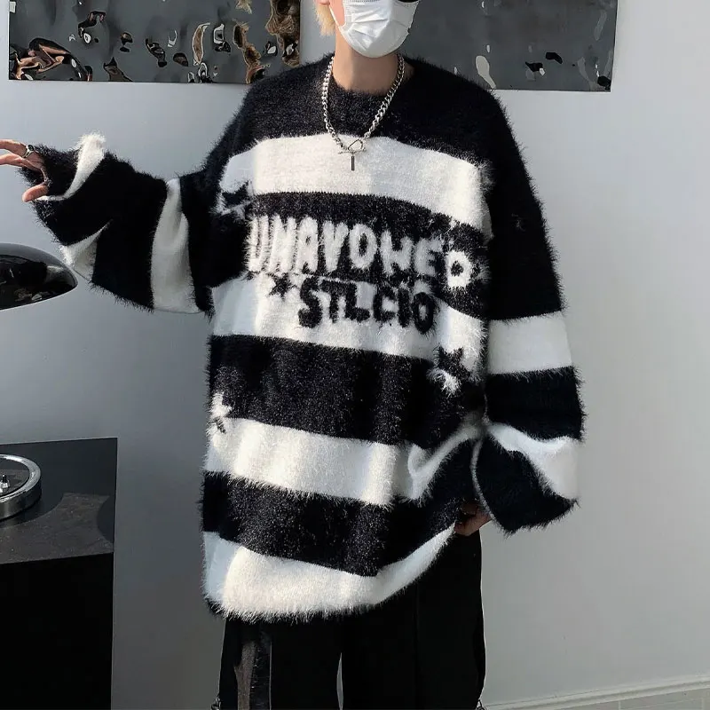 Американские ретро-свитера в полоску со звездами - Фотография_4