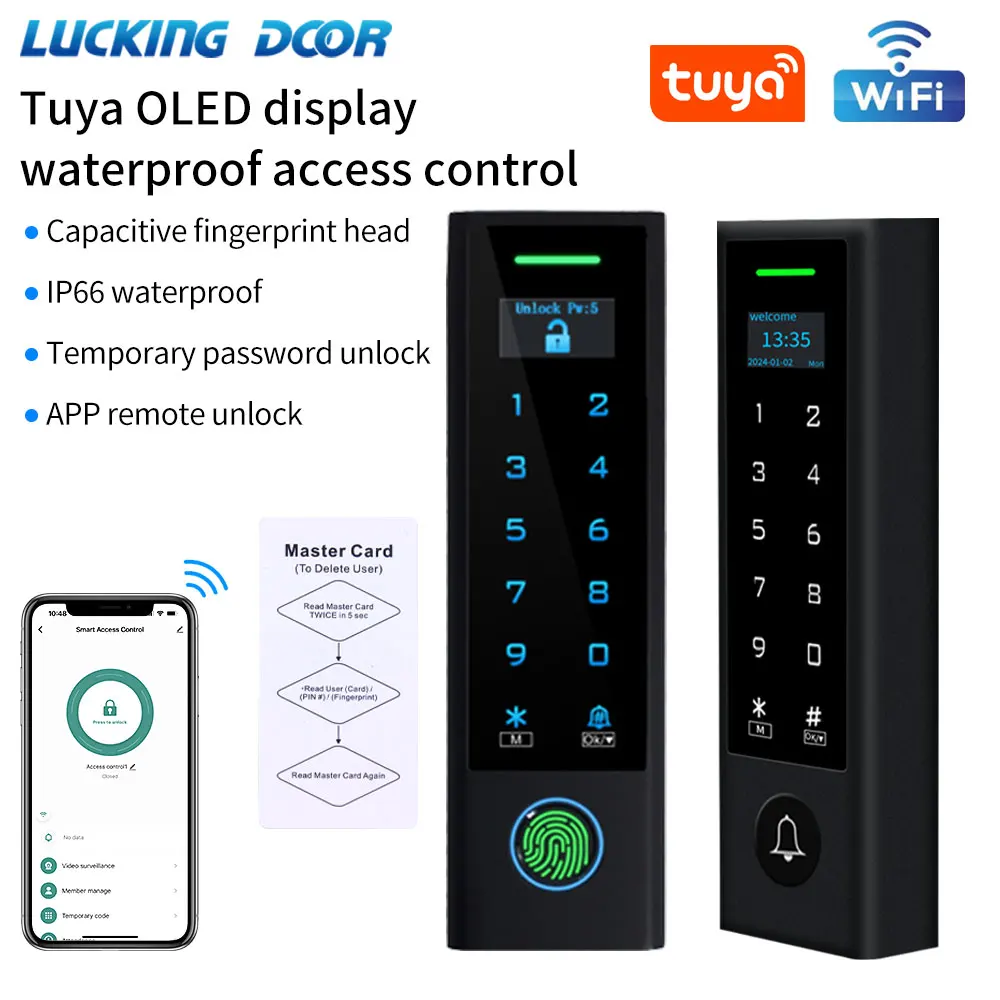 Wi-fi tuya биометрический контроллер