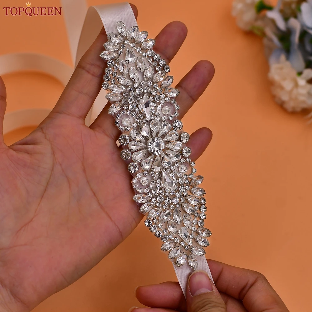 Роскошный ремень topqueen для свадебного платья