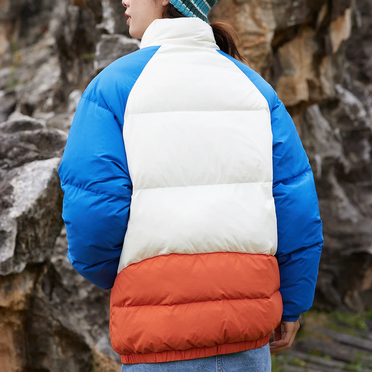 Metersbonwe унисекс ретро пуховик - Фотография_4