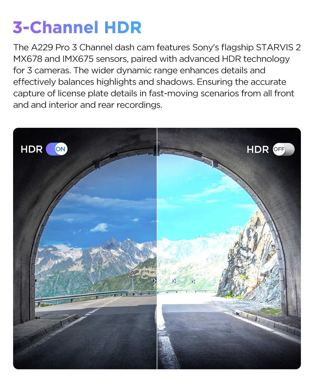 Автомобильная камера viofo a229 pro 4k hdr с датчиком sony starvis 2 - Фотография_4