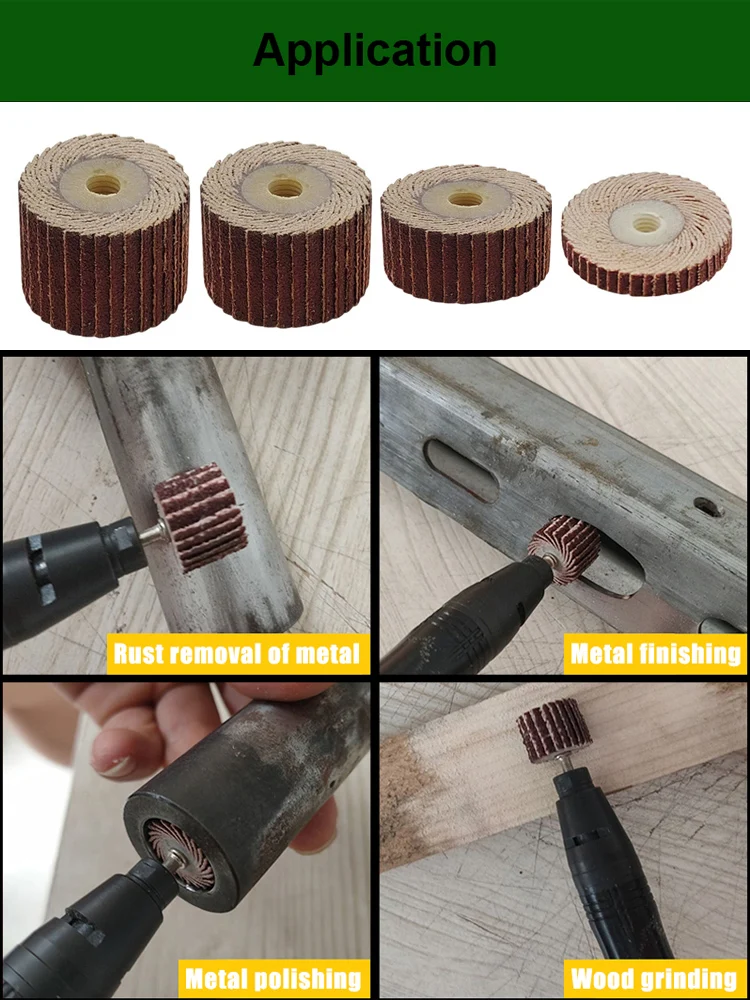 Диаметром 25мм. набор шлифовальных пластин с хвостовиком 6 мм 1/4 дюйма - Фотография_5