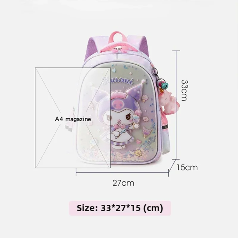 Sanrio kuromi kawaii рюкзак для девочек - Фотография_3