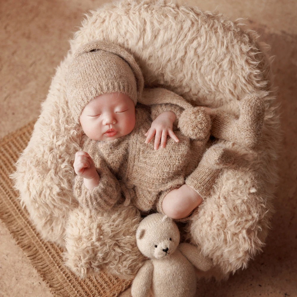 Вязаная одежда для фотосессии новорожденных - Фотография_6